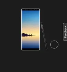 Smartphone Samsung Galaxy Note 8 Dual Chip Android 7.1 Tela 6.3" Octa-Core 128GB 4G Wi-Fi Câmera 12MP - Preto | R$2.599