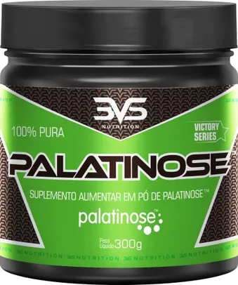 Palatinose, 3VS Nutrition, 300G - Carboidrato funcional de baixo índice glicêmico, 100% vegetal