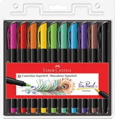 Supersoft Brush 10 cores - Faber-Castell