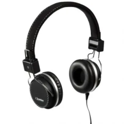 Headphone Bomber Quake, Hastes Ajustáveis e Dobráveis, Cabo Flat - HB02 Black por R$ 2