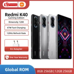 Smartphone Redmi K40 Gaming - 12/256GB - Dimensity 1200 - Som Stereo JBL