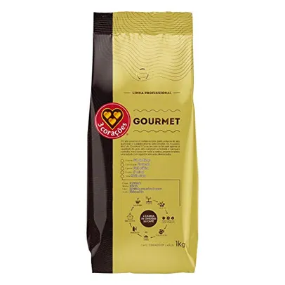 [Rec 57,14] Café, Torrado em Grãos, Espresso Gourmet, Profissional, 1kg, 3 Corações