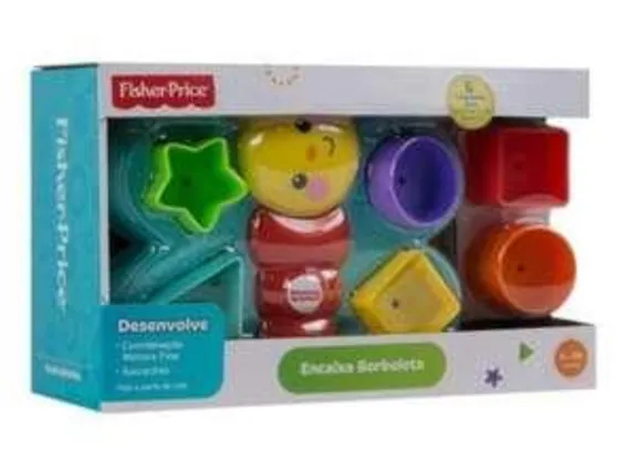 Brinquedo Encaixa Borboleta com 6 Peças Fisher Price | R$38