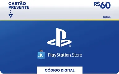 [App] 3x Gift Card Playstation de R$ 60,00 por R$140