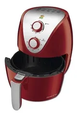 Fritadeira elétrica sem óleo Mondial Family IV AF-32-RI 3.5L vermelha 220V