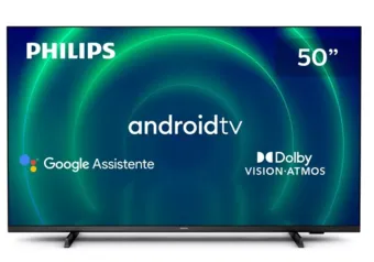 Smart Tv 50'' 4k Uhd Android Tv 50pug7406 Philips