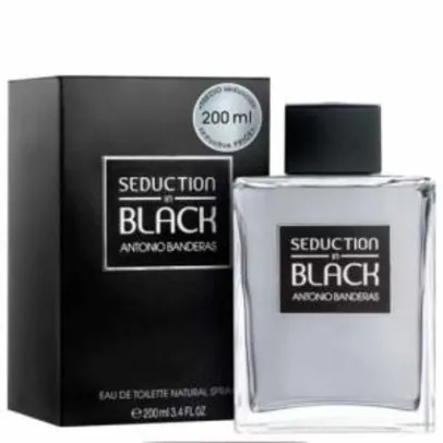 Seduction in Black Antonio Banderas Eau de Toilette - Perfume Masculino 200ml - R$119