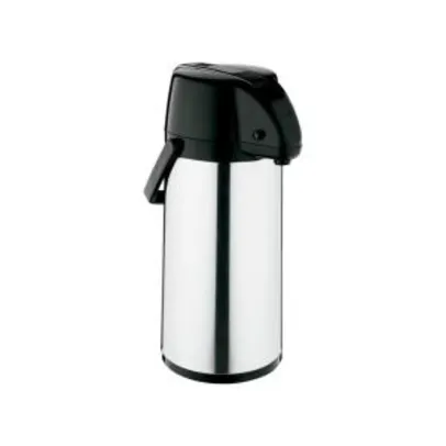 BUG - Garrafa Termica Exclusiva 2,5l Inox/Preto - Soprano