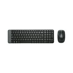 KIT Logitech Teclado e Mouse Wireless Mk220 | R$ 117