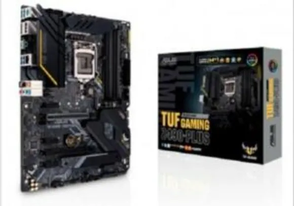 Placa Mãe Asus TUF GAMING Z490-PLUS LGA 1200 ATX DDR4 | R$ 1.506