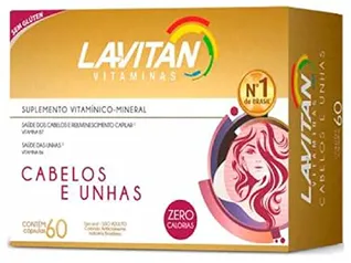 Lavitan Mais Hair Cabelos E Unhas 60 Cápsulas