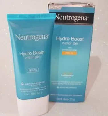 Gel Hidratante Facial Hydro Boost Water FPS 25, Neutrogena, 55g | R$36