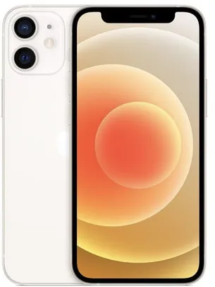 (App + Cupom) iPhone 12 Mini Apple (128GB) Branco tela 5,4" | R$4774