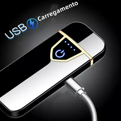 Isqueiro Usb Recarregável Eletrônico Rechargeable Acendedor