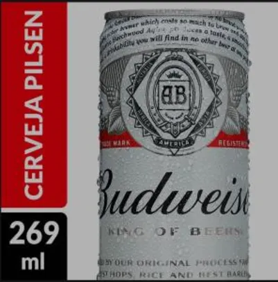 Cerveja BUDWEISER Lata 269ml
