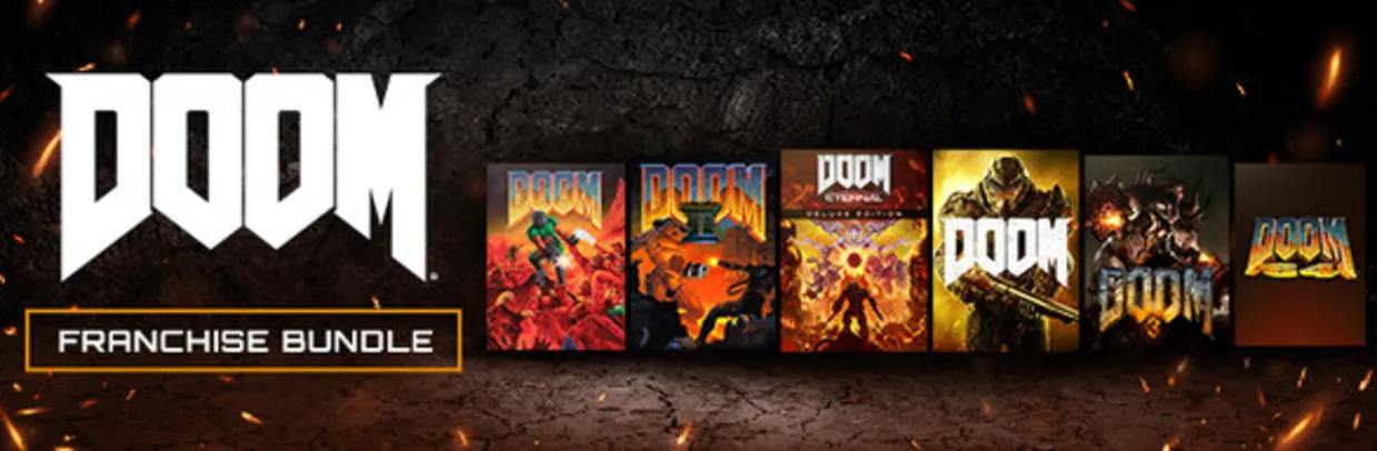 Pacote de 6 jogos da série DOOM 