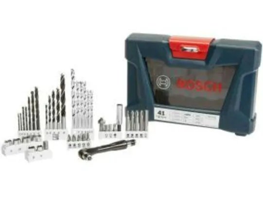 [Cupom usuários selecionados] Kit Ferramentas Bosch 41 Peças V-Line 41 - com Maleta - R$30