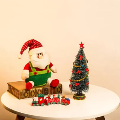 Árvore decorada de mesa, 28cm - Orb Christmas R$7,99