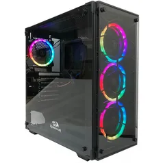 Gabinete Gamer Redragon, Wheel Jack, Mid Tower, Sem Fonte, Sem Fan | R$365