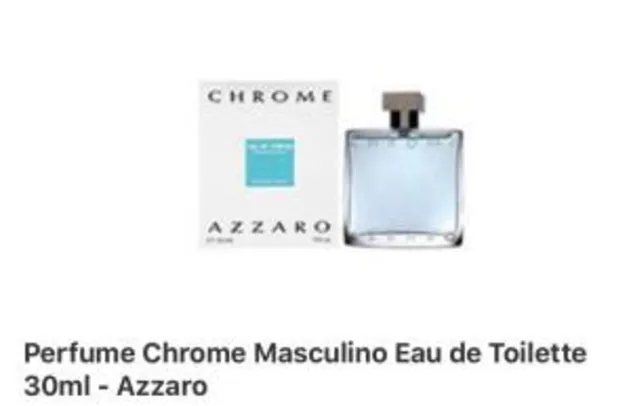 Perfume Azzaro chrome 30ml