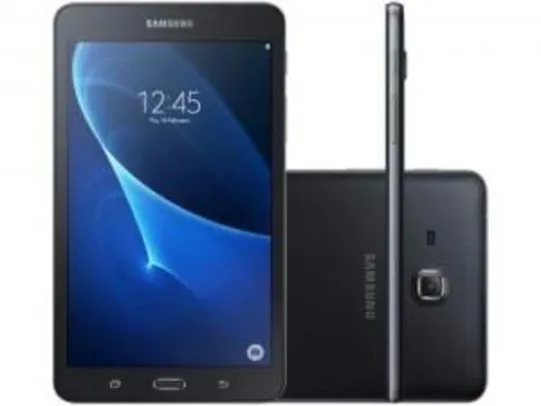 Saindo por R$ 359: Tablet Samsung Galaxy Tab A T280 8GB 7” Wi-Fi - Android 5.1 Proc. Quad Core Câmera 5MP + Frontal | Pelando