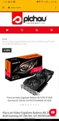 Placa de Video Gigabyte Radeon RX 5700 XT 8GB Gaming OC 256-bit, GV-R57XTGAMING OC-8hgD