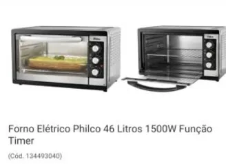 [Reembalado] Forno Elétrico 46l 220v | R$299