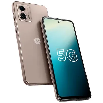 REEMBALADO: Smartphone Motorola Moto G53 5G 128GB, Tela 6.5 120Hz, NFC - Rosê