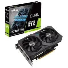 Placa de Vídeo Asus NVIDIA GeForce RTX 3050 Dual OC Edition, LHR, 8GB, GDDR6, DLSS, Ray Tracing, DUA