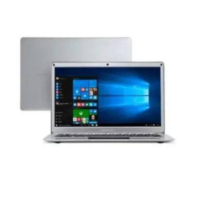 [Ame 989] Notebook Multilaser Legacy Air Intel Celeron 4GB capac. de até 152GB (32GB+120SSD) 13.3 Pol Full HD Win 10 - PC240 - R$1319