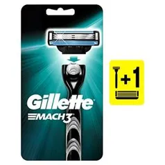 [PRIME + Recorrência] Aparelho de Barbear, Gillette Mach3 | Aparelho + cartucho | R$ 13