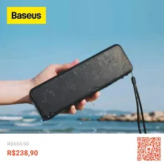 Baseus Alto-Falante Portátil Sem Fio Bluetooth 5.0 20W Modo IPX6 Com Suporte À Prova D'água