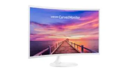 [Cartão Americanas] Monitor LED 32" Samsung LC32F391FDLXZD Full HD Curvo Branco R$1232