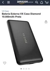 Bateria Externa VX Case 10.000 mah