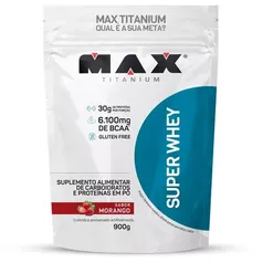 [AME R$ 40,00] Super Whey Protein 900g Max Titanium - Full