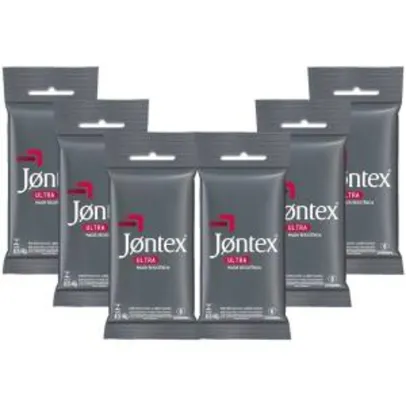 [Bug] Kit com 6 Preservativos Jontex Ultra Resistente com 6 unidades | R$6