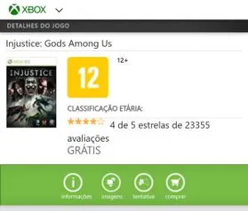 [PC/PS4/Xbox One] Jogo Injustice: Gods Among Us - Grátis