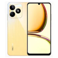 Realme C53 RMX 3760 4G LTE, RAM 8GB + 256GB, Champion Gold - Dourado Versão Global