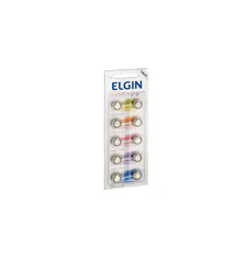 [PRIME] Bateria Alcalina com 10 unidades de 1, 5v tipo LR44, A76, LR1154, 357 ou AG13 Elgin | R$6