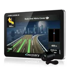 GPS Automotivo Discovery Channel 4.3" MTC3842 com TV e Câmera de Ré - Preto R$ 170