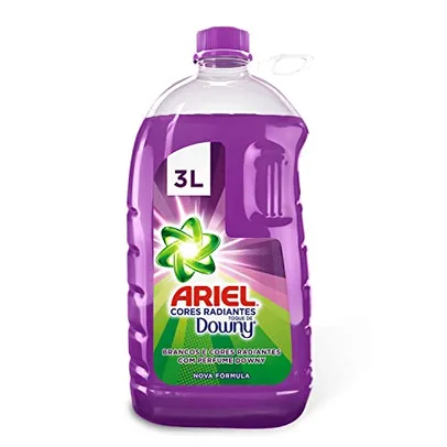 Lava Roupas Ariel Cores Radiantes Toque de Downy - 3L