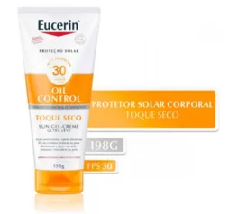 Protetor Solar Corporal Eucerin Sun Gel-Creme Oil Control Toque Seco FPS 30 com 200ml