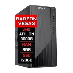 [cupom]Computador Fácil AMD ATHLON 3000G 8GB DDR4 2666Mhz SSD 120GB 