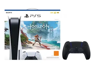 PlayStation 5 825GB Sony com Horizon Forbidden - West + Controle DualSense Midnight Black