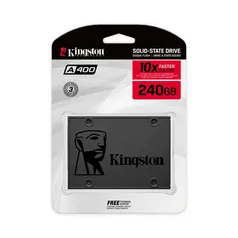 [APP]SSD Kingston A400 240GB - 500mb/s para Leitura e 350mb/s para Gravação - Sa400s37 | R$ 222