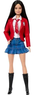 Barbie, Boneca Lupita Inspirada em Rebelde & RBD, Vestindo Uniforme Escolar Removível com Bota e Gravata, Para Idades acima de 3 anos