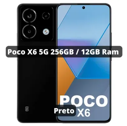 [DoBrasil] Xiaomi PocoPhone Poco X6 5G 12/256GB Versão Global | Smartphone 5G , ROM Global 