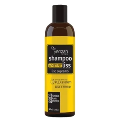 Yenzah Whey Fit Liss Supremo - Shampoo Alisante - 365ml - R$57
