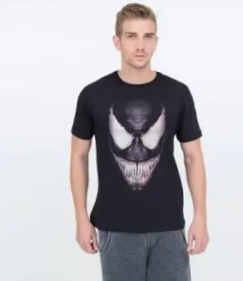 Camisa Marvel Estampa Venom
