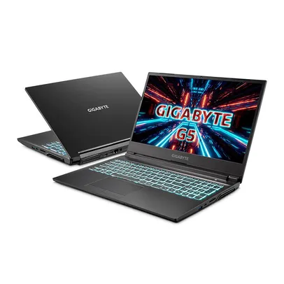 Notebook Gamer Gigabyte G5 KD, Intel i5-11400H, 15.6, FHD 144Hz, 16GB DDR4, SSD 512GB M.2, RTX 3060 